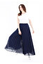 Pleated Chiffon Detail Pants