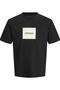 Crew Neck Black Men's T-Shirt 12272993_Jorsplit Aop Branding Tee