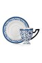 Lcw Home Printed 2-Person Porcelain Coffee Cup Set 90 ml - 5