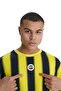 Original Licensed Yellow Navy Blue Striped Men's T-Shirt with Gift Wooden Box - 7