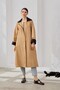 Special Trench Coat Black-Camel - 2