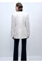 Lyocell and Linen Blend Blazer Jacket - 4