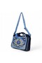Crochet Knitted Detailed Leather Shoulder Bag, Handmade Special Design Tote Bag - 3
