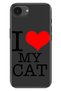 غطاء سيليكون متوافق مع iPhone 16E بتصميم iLoveCat