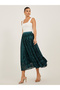 Burnout Design A-Line Midi Skirt
