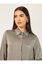 Embellished Spread Collar Shirt