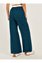 High Rise Contrast Waistband Joggers with Pockets - 4