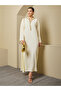 Embellished Stand Collar Lace Detail A-Line Jalabyia