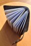Gift Card Holder Genuine Leather Transparent 10 Compartments Mini Card Holder Business Card Holder 9 X 8 cm - 4