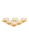 Turkish Coffee Presentation Set 6 Person Metal Coffee Cup Set Coffee Cup Set of 6 with Stone Decoration - 2