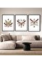 Arrow and Feather Symphony Abstract Bohemian Frame Look 3'Lu Set Mdf Table - 5