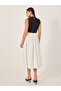 Color Block Sleeveless A-Line Midi Dress - 5