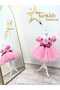 Girl's Pink Tutu Dress, Custom Design Girl's Pink Costume - 6