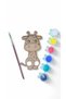 Puppet Painting-Wooden Puppet Painting-Hobby Education Set-Giraffe Finger Puppet