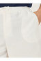 Solid Mid Rise Regular Fit Short - 3