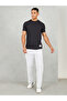Badge Detail Mock Neck Regular Fit T-Shirt - 2