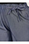 Plus Size High Rise Drawstring Paper Bag Waist Pants - 3