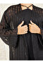 بذلة العنق الرسن ومجموعة العباءة شفافة مربع - 4