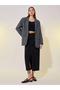 Solid Oversized Patch Detail Blazer - 2