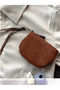 Suede Look Crossbody Bag - 4