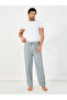 Striped Woven Straight Pyjama