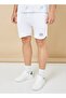 Pure Cotton Terry Tennis Regular Shorts with Patch Detail - 6