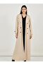 Coat Style Twill Abaya with Buttons - 3