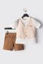 Vest Boy's Summer Suit Baby Boy's Shorts Suit Baby Boy's Bottom Top Suit Baby Boy's Suit