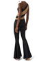 Snake Patterned Fishtail Jumpsuit - 3