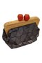 Gift Mother's Day New Year's Wooden Scholarship Chain Strap Clutch Shoulder Bag - 3