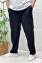 Men's Relaxed Fit Pique Baggy Pants - 3