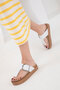 White Women's Slippers 20348 - 6