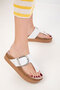 White Women's Slippers 20348 - 2