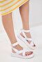 White Women's Sandal 19208 - 5