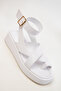 White Women's Sandal 19208 - 4