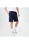 - Men's Navy Blue Stretch Fabric Sports Shorts - 4231400 - 2