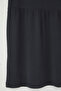 Anthracite Draped Comfortable Modal Single Jersey Knitted Plus Size Dress Tbbss25Ah00138 - 7