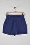 Plaj Giyim Lacivert Dokuma Yüksek Bel Mini Şort & Bermuda TBESS25SR00008 - 9
