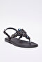 Black Stone Accessory Ankle Strap Flip Flops Women's Stylish Sandals Takss25Sd00005 - 4
