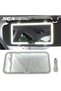 1 set SEAMETAL Car LED Makeup Mirror 3-Color Brightness Dimmable HD Sun Visor Plate Vanity Mirror To