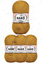 Nako Diamond Hand Knitting Yarn Amigurumi Yarn 4 Pieces Mixed Colors 225 Meters 100% Premium Micro Acrylic