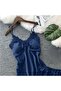 5 Piece Women's Satin Nightwear Set – Laced Bridal Dowry Pajamas Set P–30740 - 3