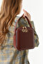 Tn-099 Women's Shoulder Bag Handbag Crossbody Bag Bordo - 4