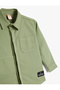 Cotton Button Detailed Long Sleeve Basic Shirt Jacket - 3