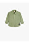 Cotton Button Detailed Long Sleeve Basic Shirt Jacket