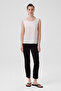 Ecru Round Neck Satin Women's Athlete