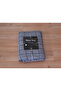 Cotton Pique Blanket - Lint-Free TV Blanket- Room Blanket - Labyrinth Pattern Navy Blue- Soft Texture - 3