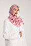 Pure Tone Shawl - Leopard Pattern - Pink - Dried Rose