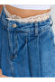 71797 100% Cotton Lace Detailed Short Skirt - 4