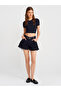 31175 Crew Neck Crop Top-Black - 3